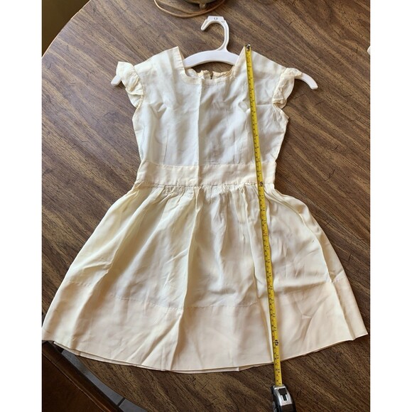 1942 Vintage First Communion Dress, 3 pieces,  Satin, Lace, Veil, Fair Condition - Picture 12 of 16